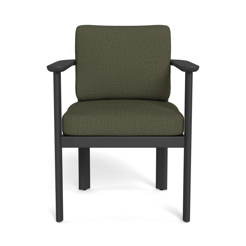 Newport Aluminum Barrel Dining Chair - Image 99