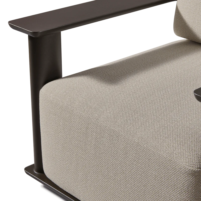 Newport Aluminum Barrel Swivel Lounge Chair - Image 10
