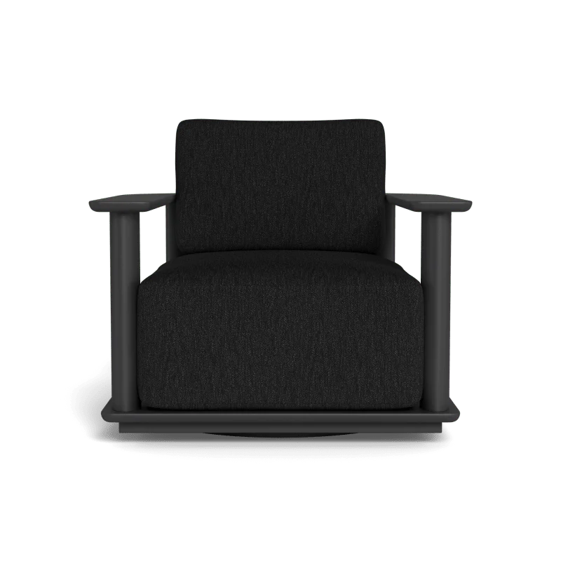 Newport Aluminum Barrel Swivel Lounge Chair - Image 74