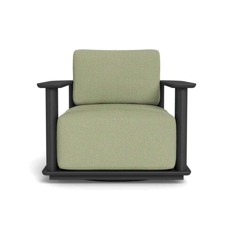 Newport Aluminum Barrel Swivel Lounge Chair - Image 84