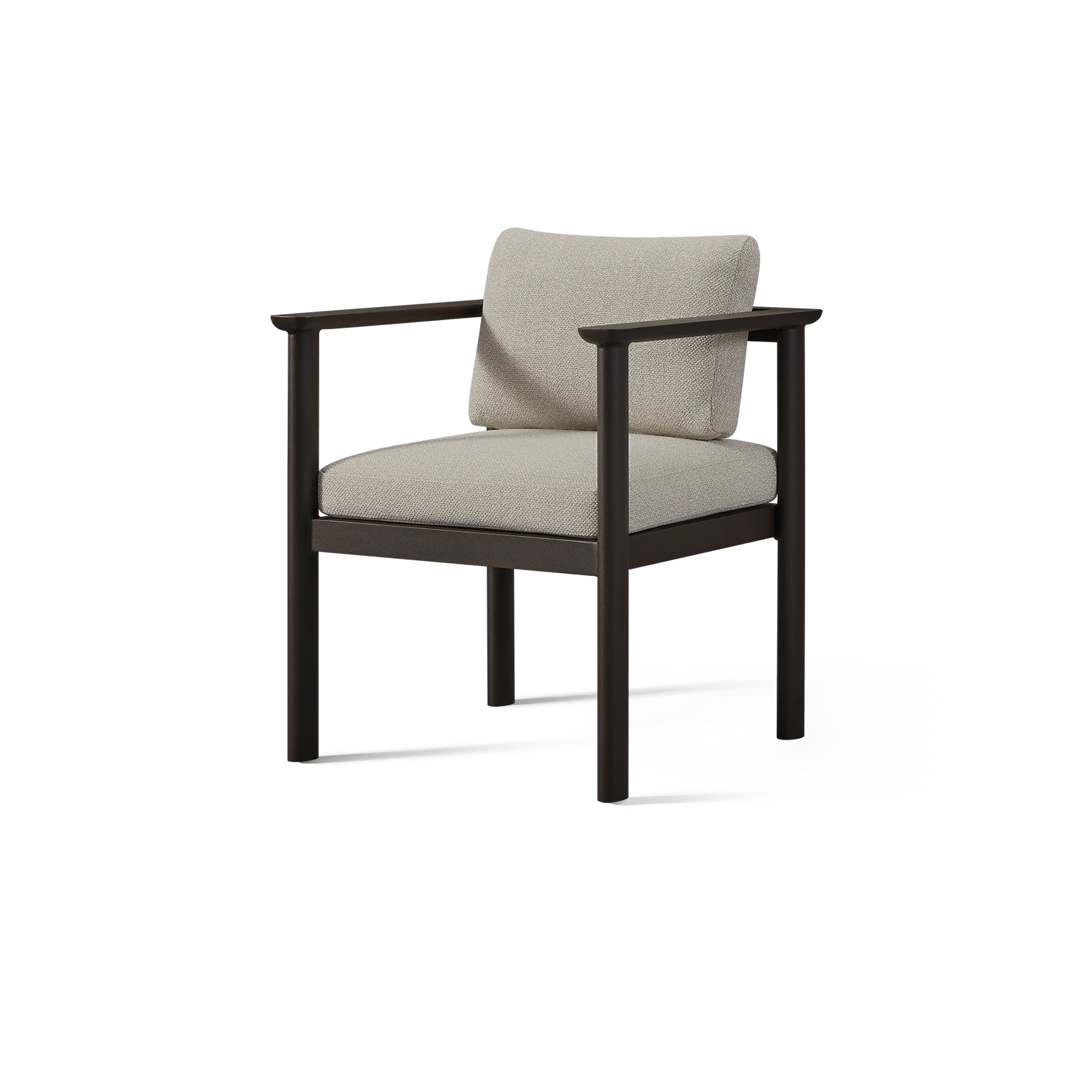 Newport Aluminum Dining Chair - Image 3