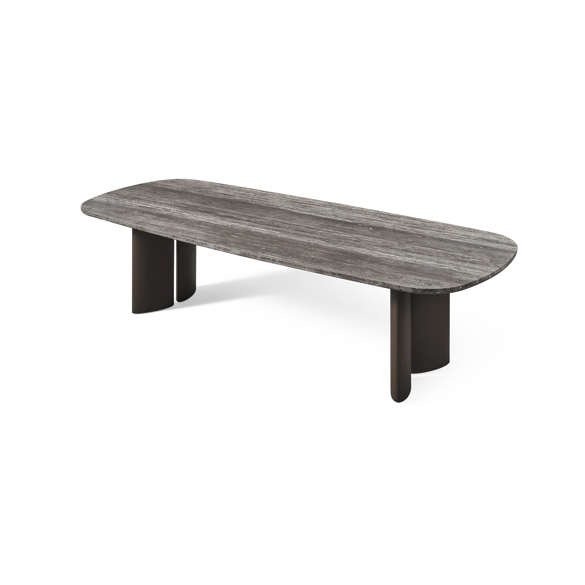 Newport Aluminum Dining Table 84" - Image 3