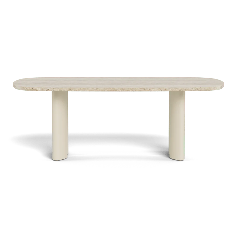 Newport Aluminum Dining Table 84" - Image 8