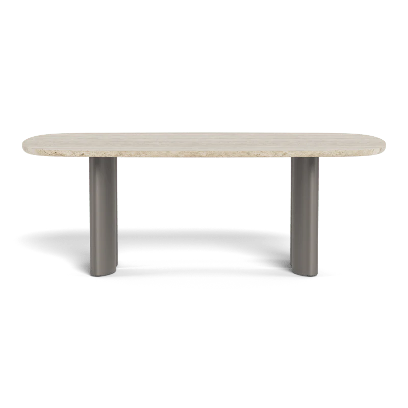 Newport Aluminum Dining Table 84" - Image 9