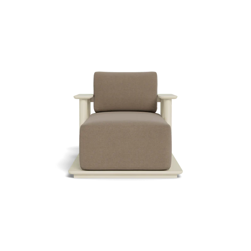 Newport Aluminum Fixed Chaise - Image 19
