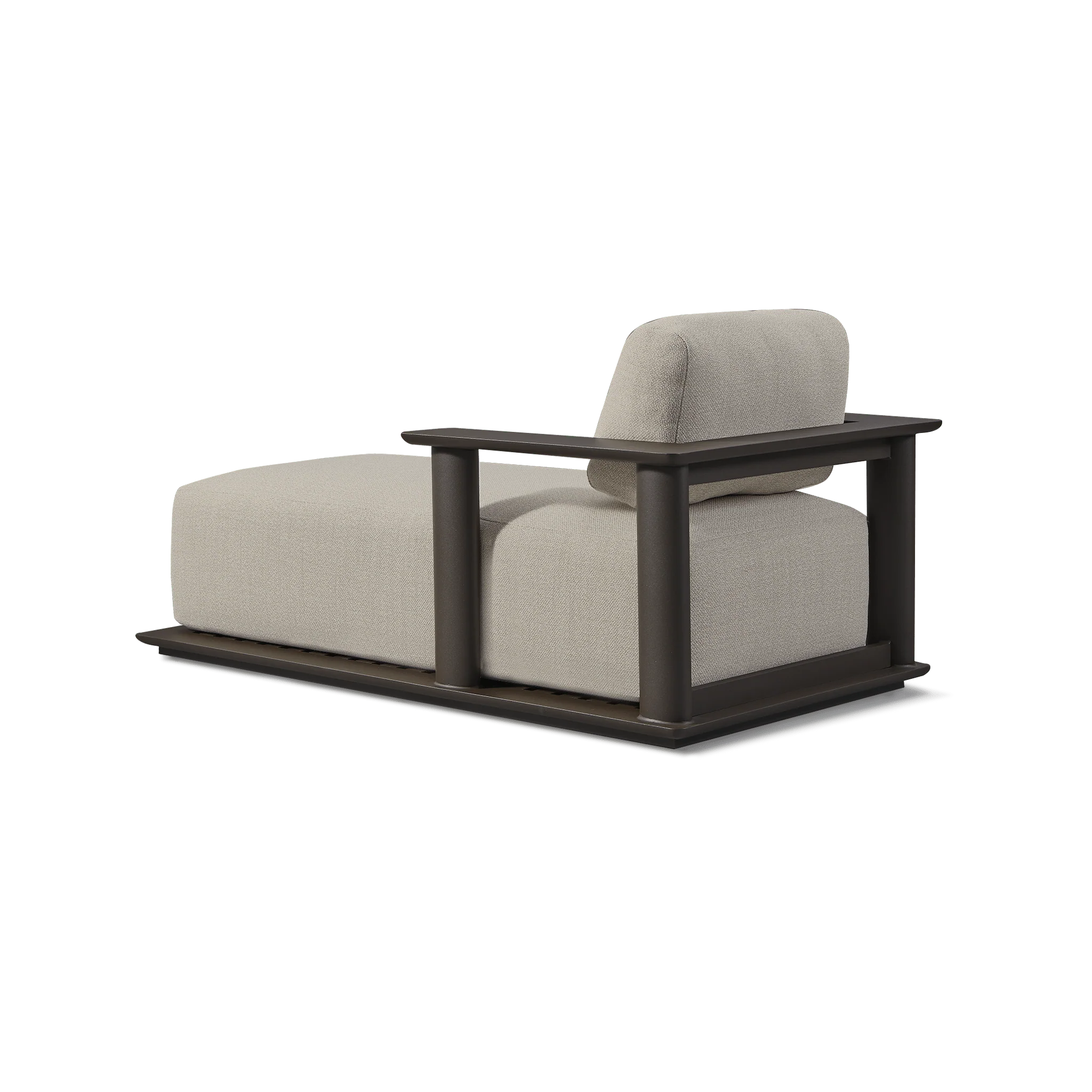 Newport Aluminum Fixed Chaise - Image 4