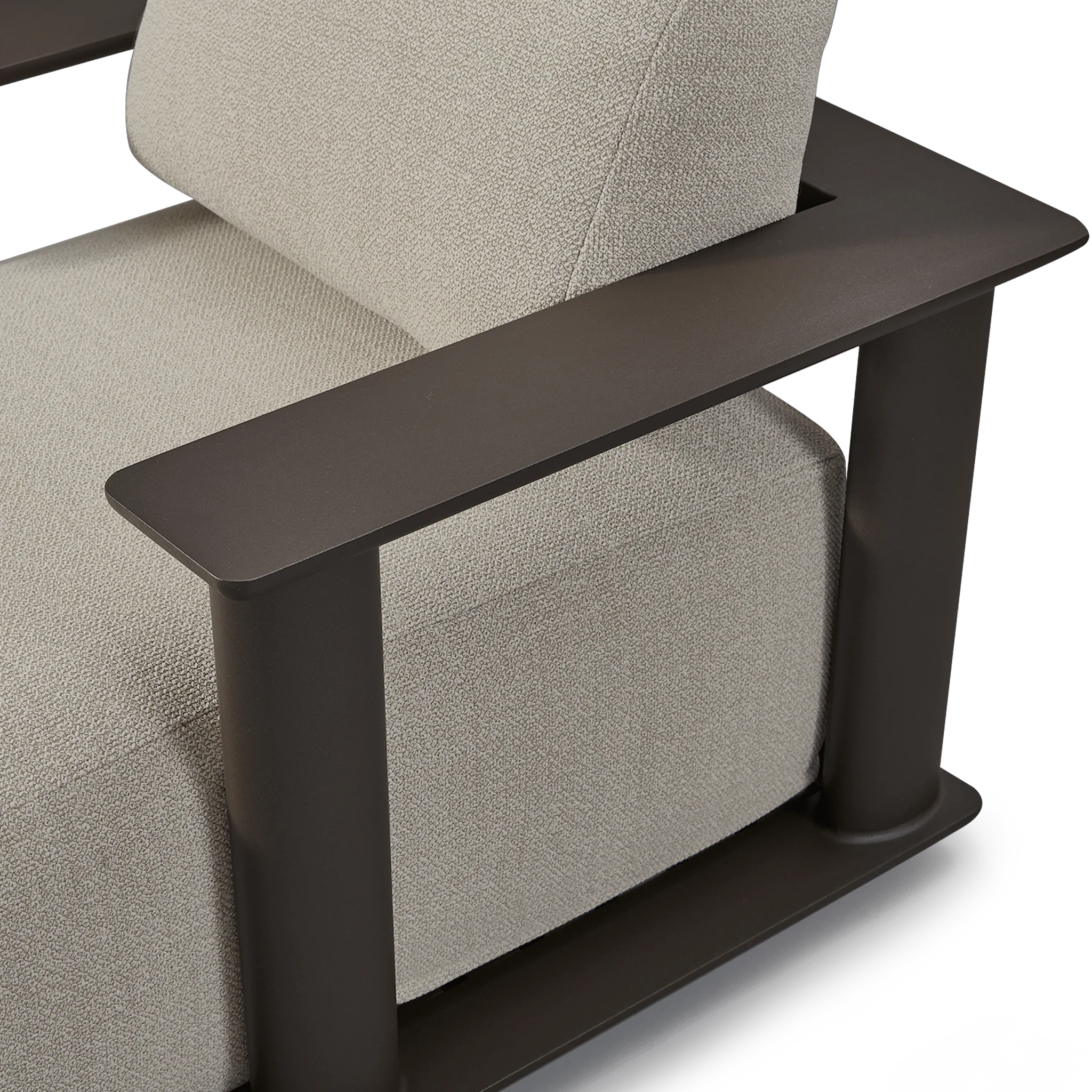 Newport Aluminum Fixed Chaise - Image 5
