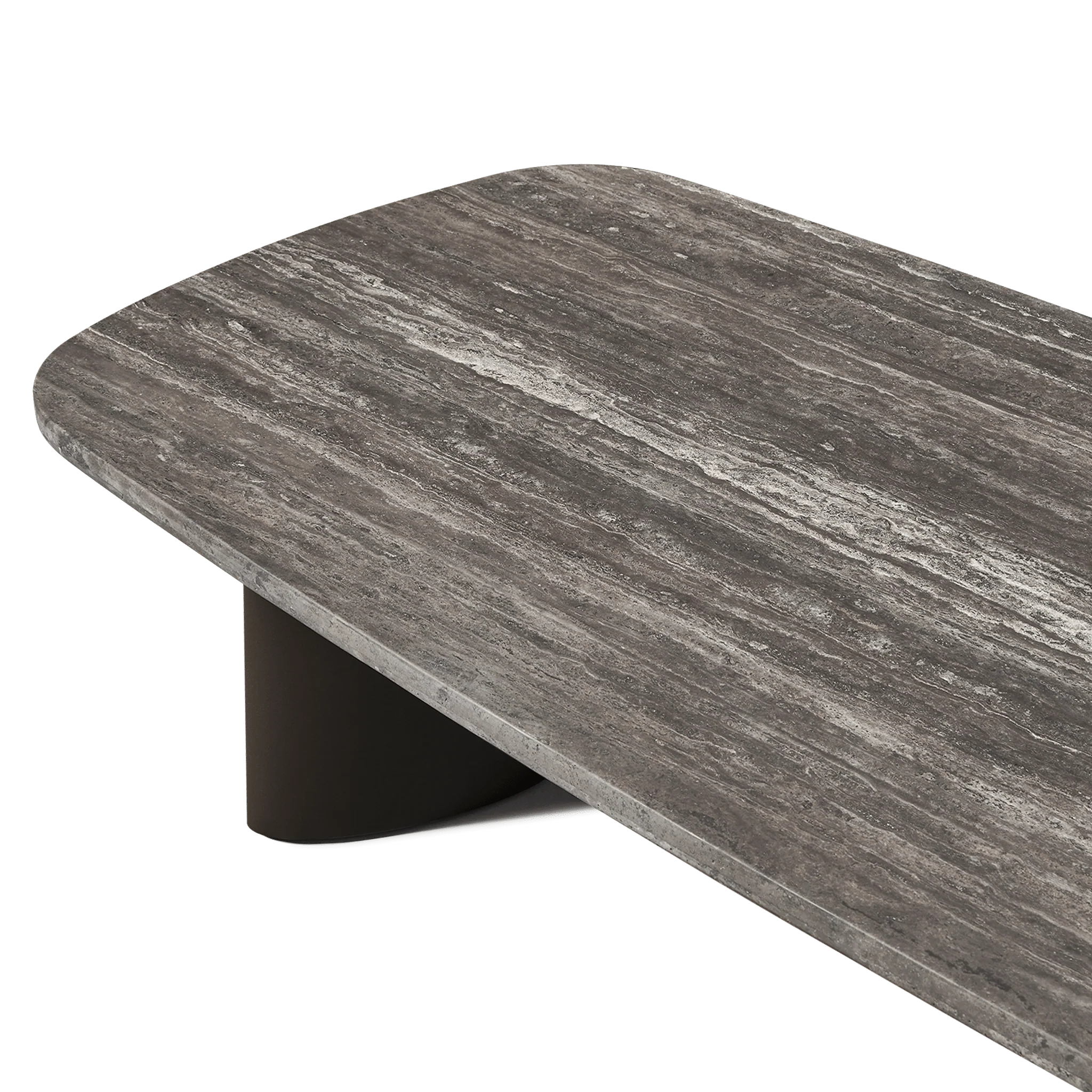 Newport Aluminum Rectangle Coffee Table 76" - Image 4
