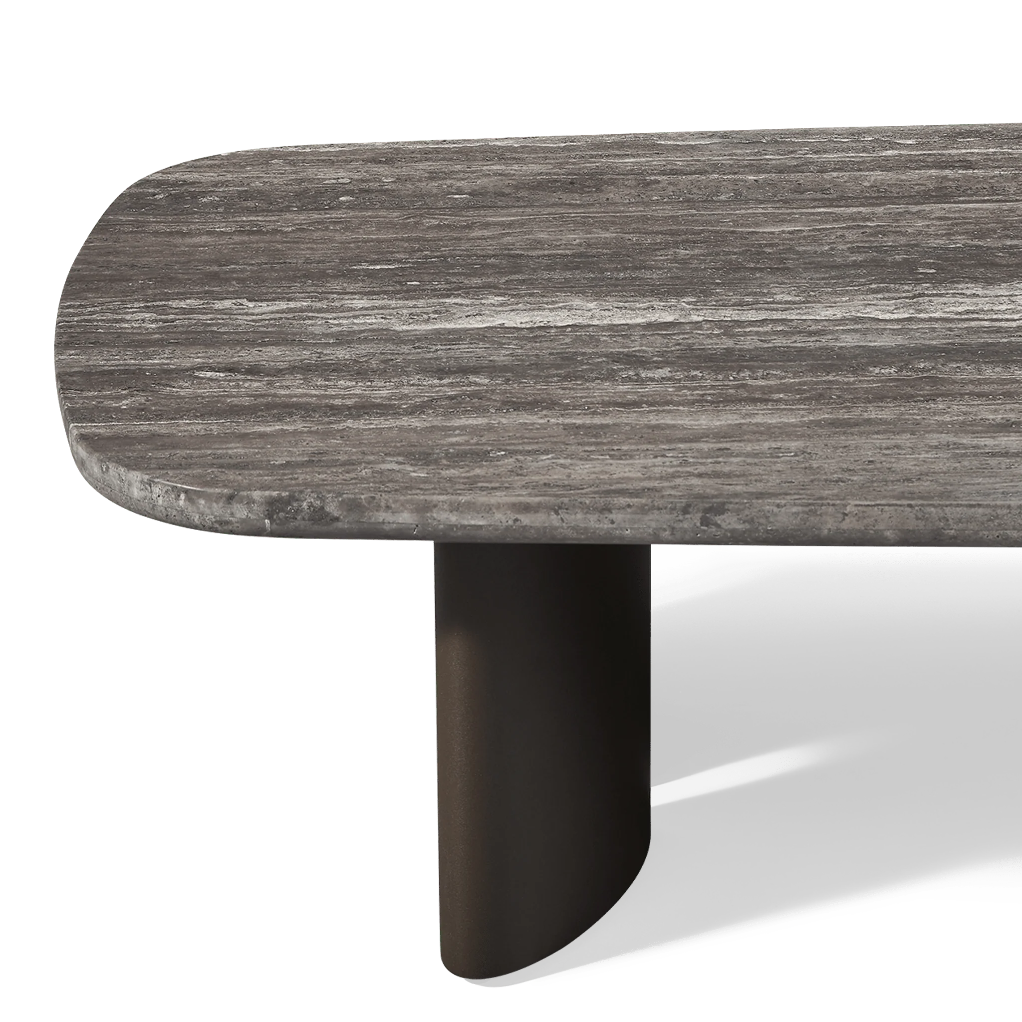 Newport Aluminum Rectangle Coffee Table 76" - Image 6