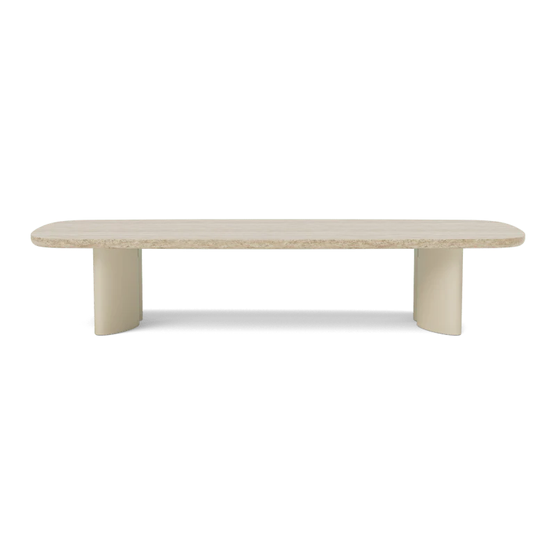 Newport Aluminum Rectangle Coffee Table 76" - Image 8