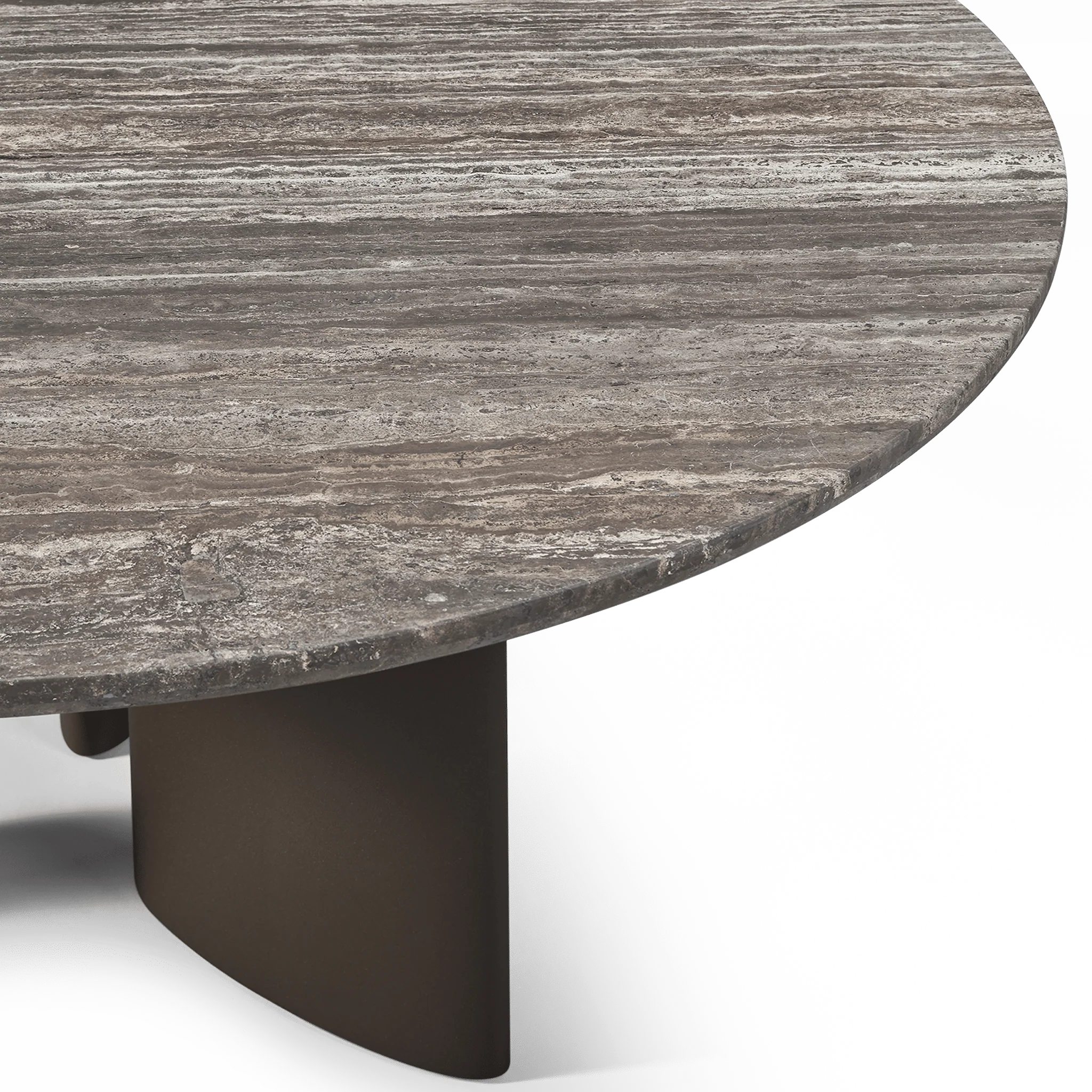 Newport Aluminum Round Dining Table 60" - Image 5