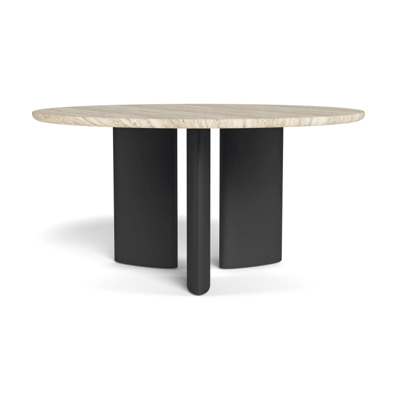 Newport Aluminum Round Dining Table 60" - Image 6