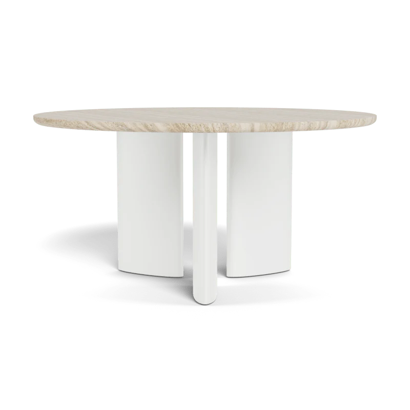 Newport Aluminum Round Dining Table 60" - Image 9