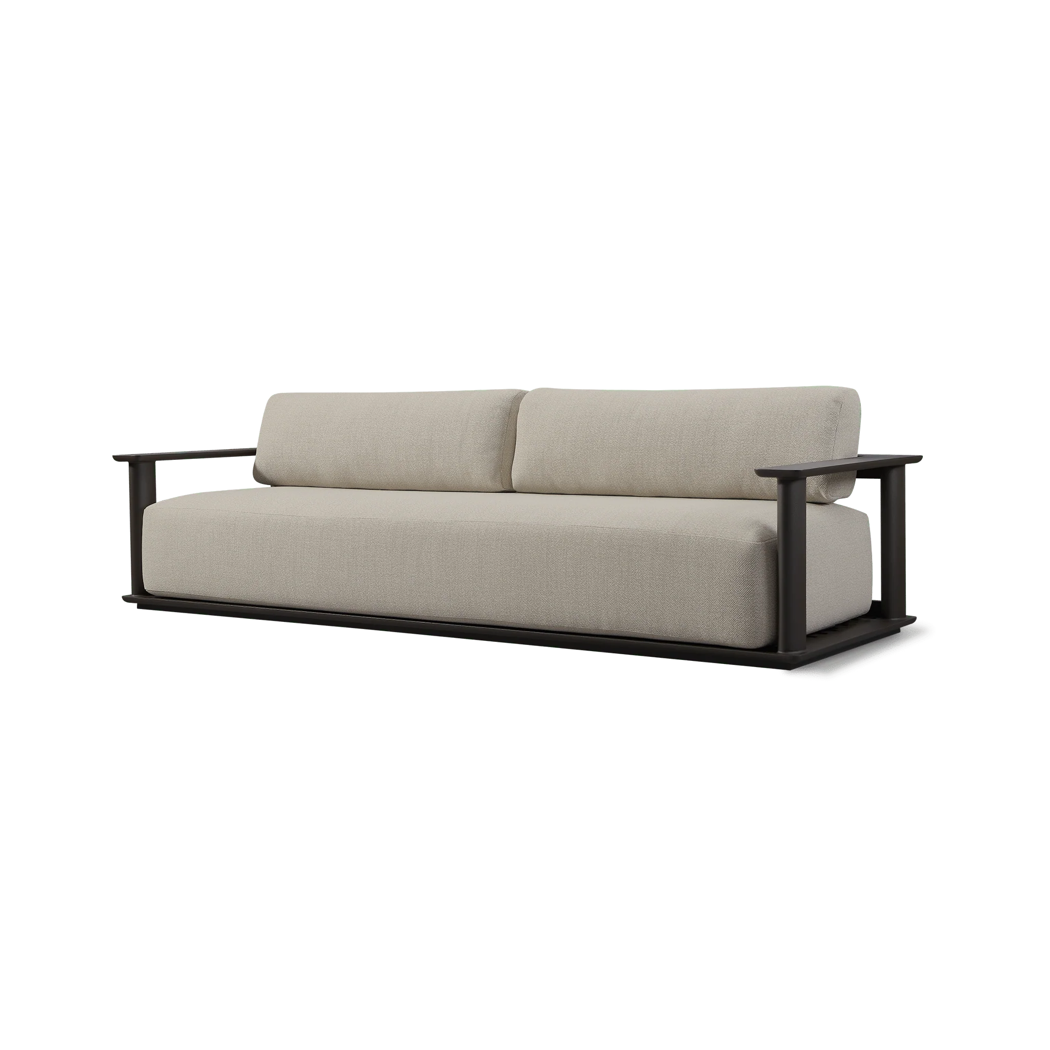 Newport Aluminum Sofa 108" - Image 3