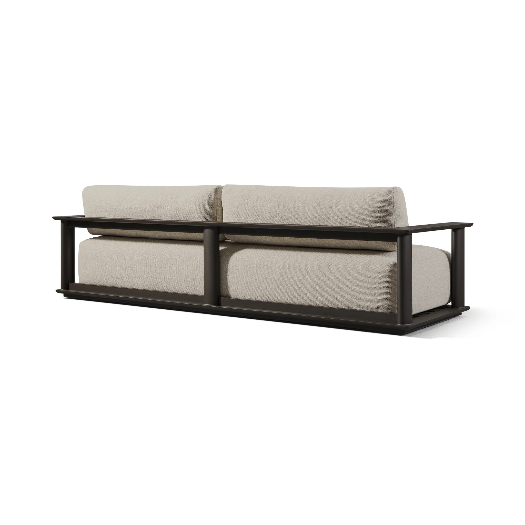 Newport Aluminum Sofa 108" - Image 4