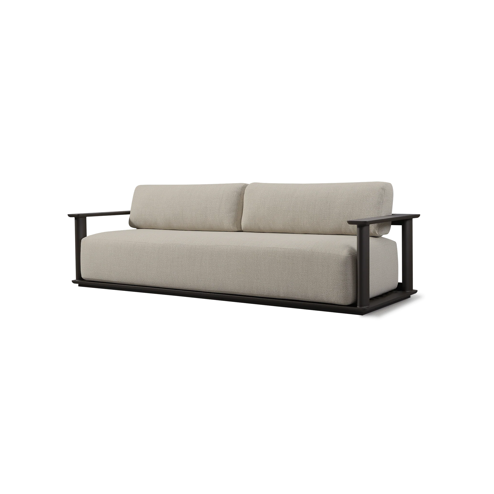 Newport Aluminum Sofa 96" - Image 3