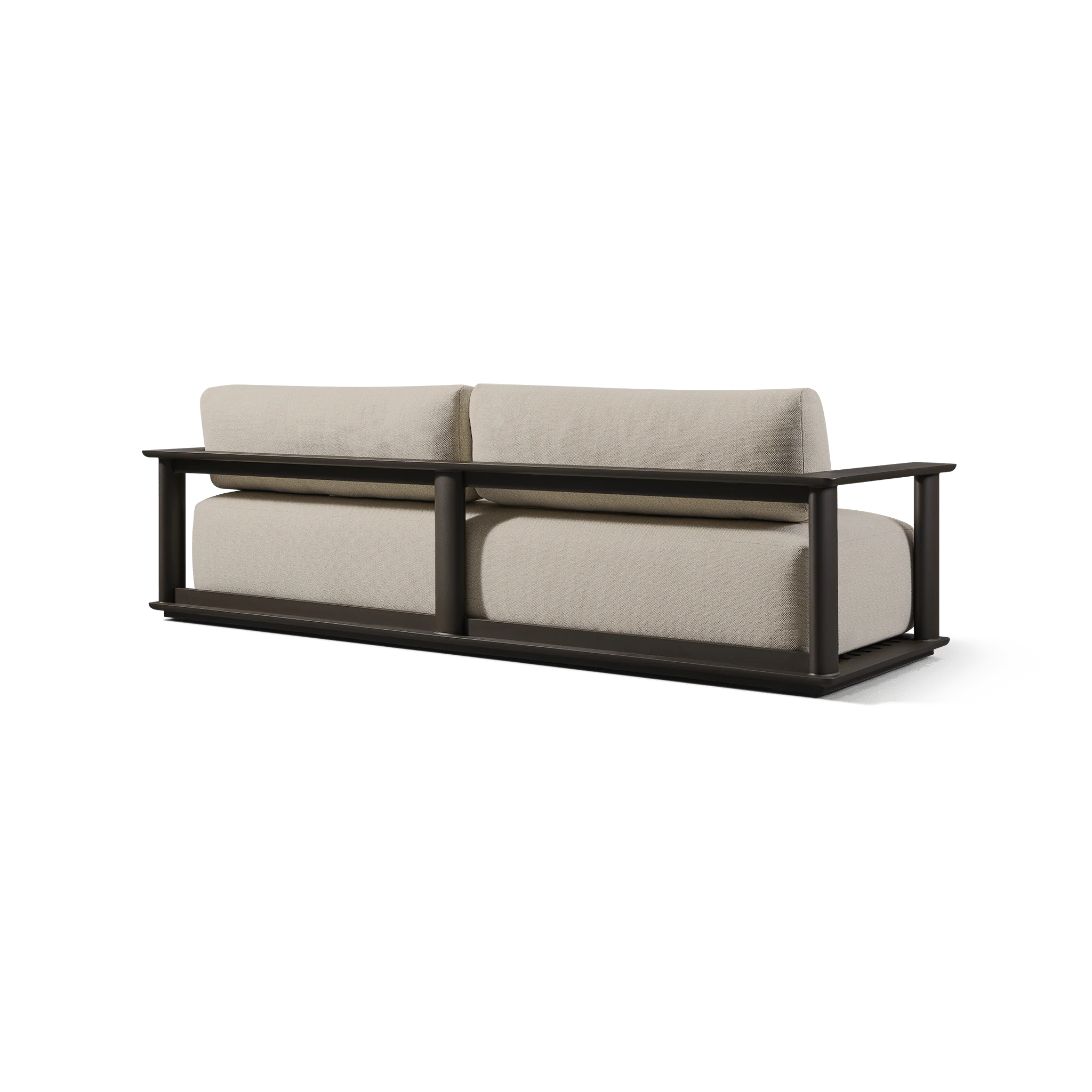 Newport Aluminum Sofa 96" - Image 4
