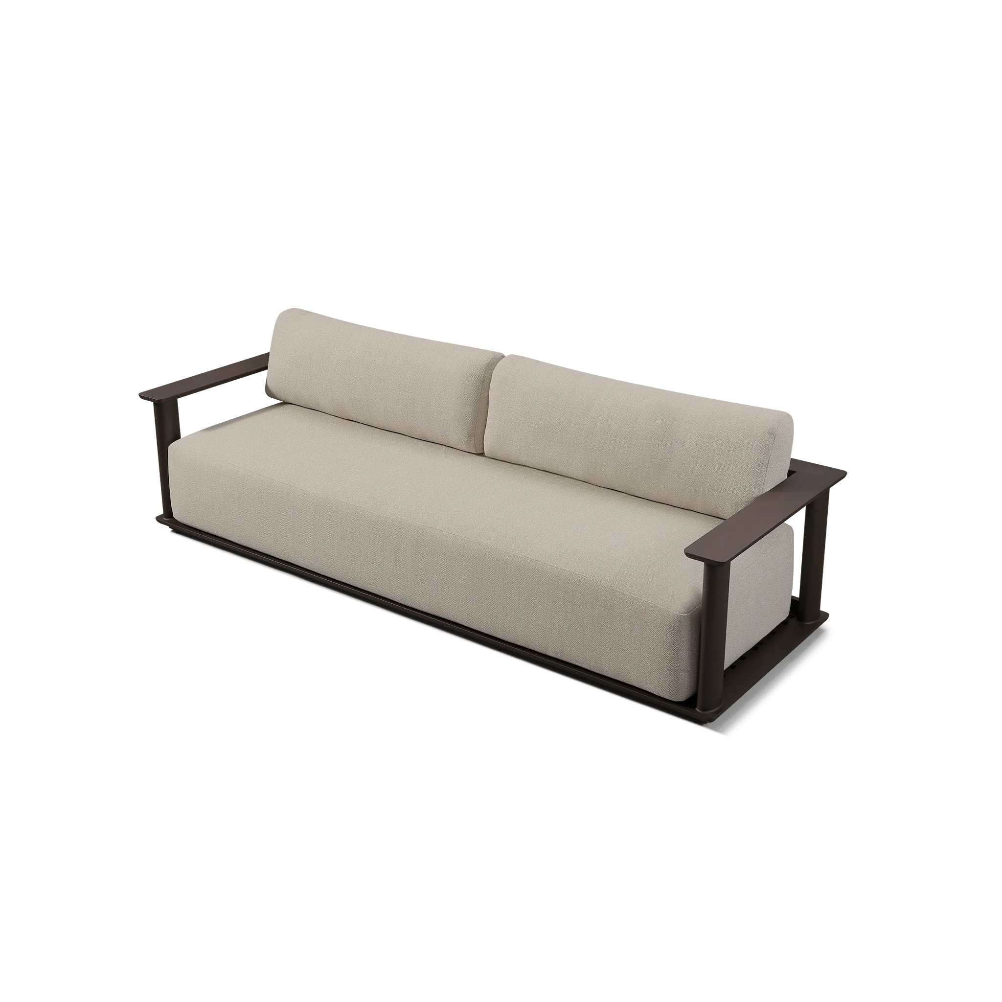 Newport Aluminum Sofa 96" - Image 5