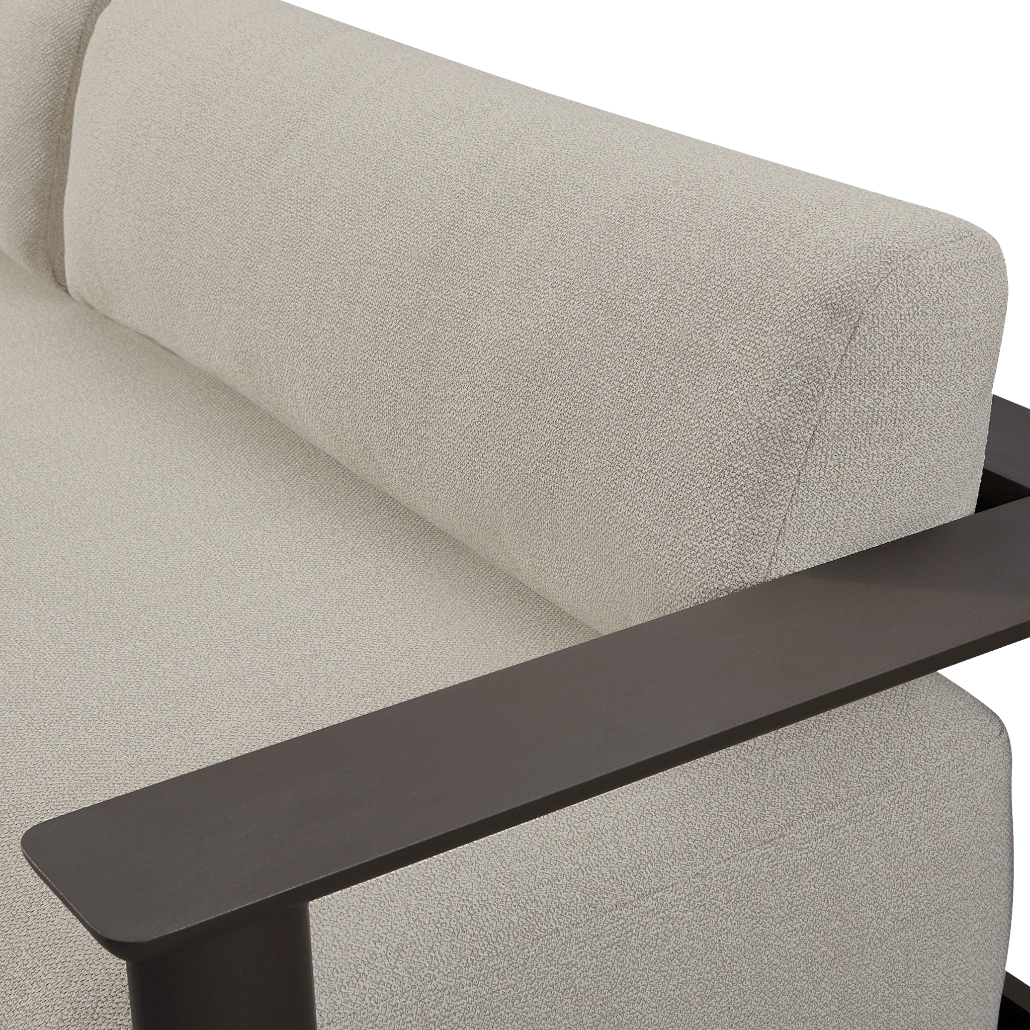 Newport Aluminum Sofa 96" - Image 6