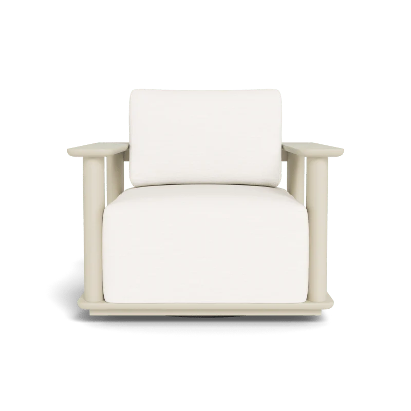 Newport Aluminum Swivel Lounge Chair - Image 28