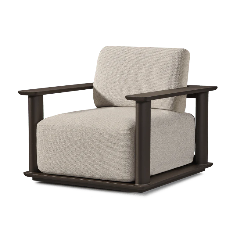 Newport Aluminum Swivel Lounge Chair - Image 3