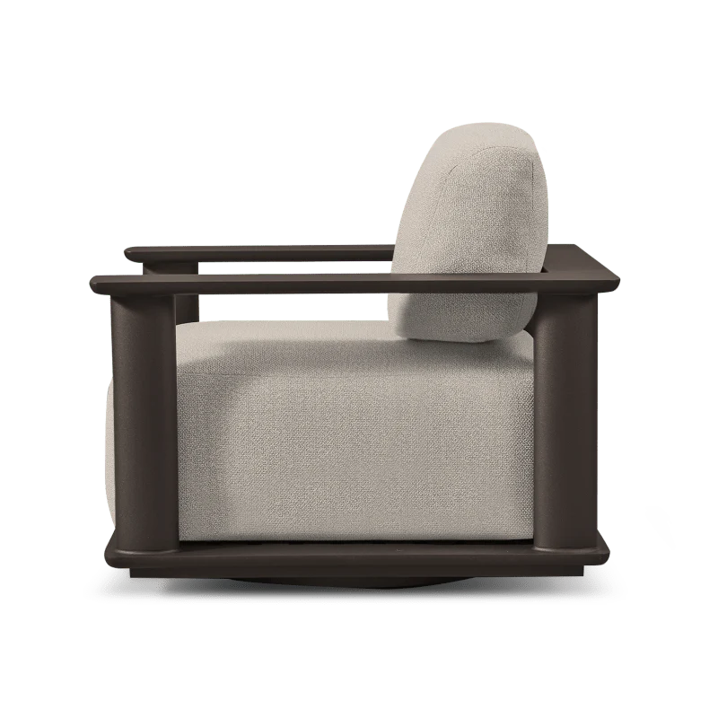 Newport Aluminum Swivel Lounge Chair - Image 4