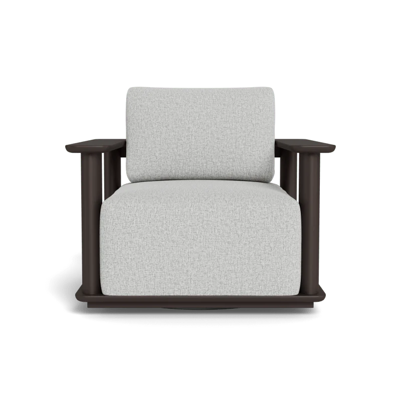 Newport Aluminum Swivel Lounge Chair - Image 41