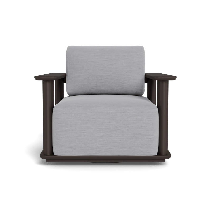 Newport Aluminum Swivel Lounge Chair - Image 43
