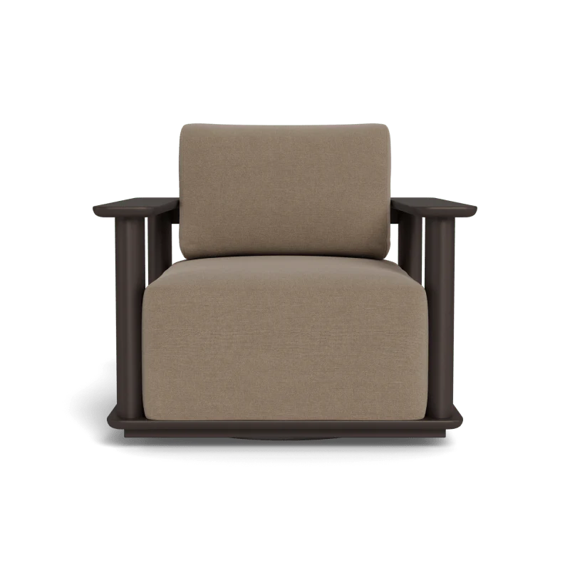 Newport Aluminum Swivel Lounge Chair - Image 44