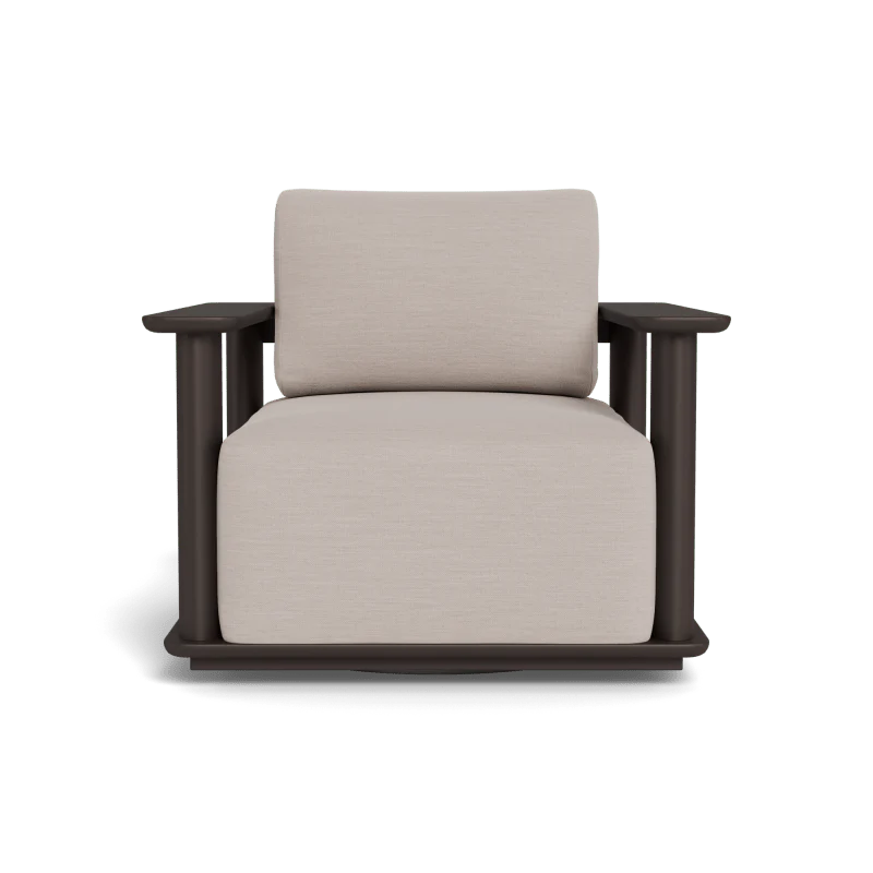 Newport Aluminum Swivel Lounge Chair - Image 45