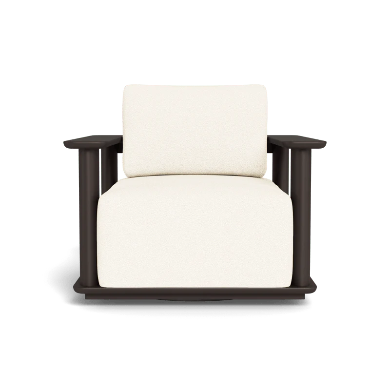 Newport Aluminum Swivel Lounge Chair - Image 46