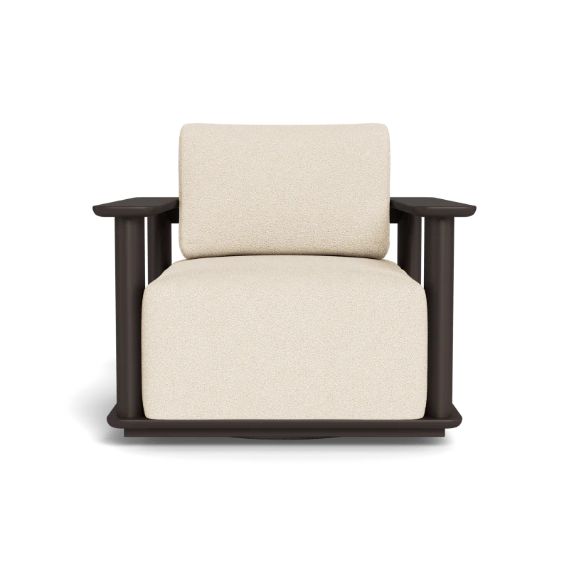 Newport Aluminum Swivel Lounge Chair - Image 47