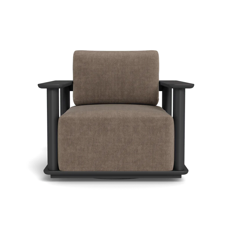 Newport Aluminum Swivel Lounge Chair - Image 59