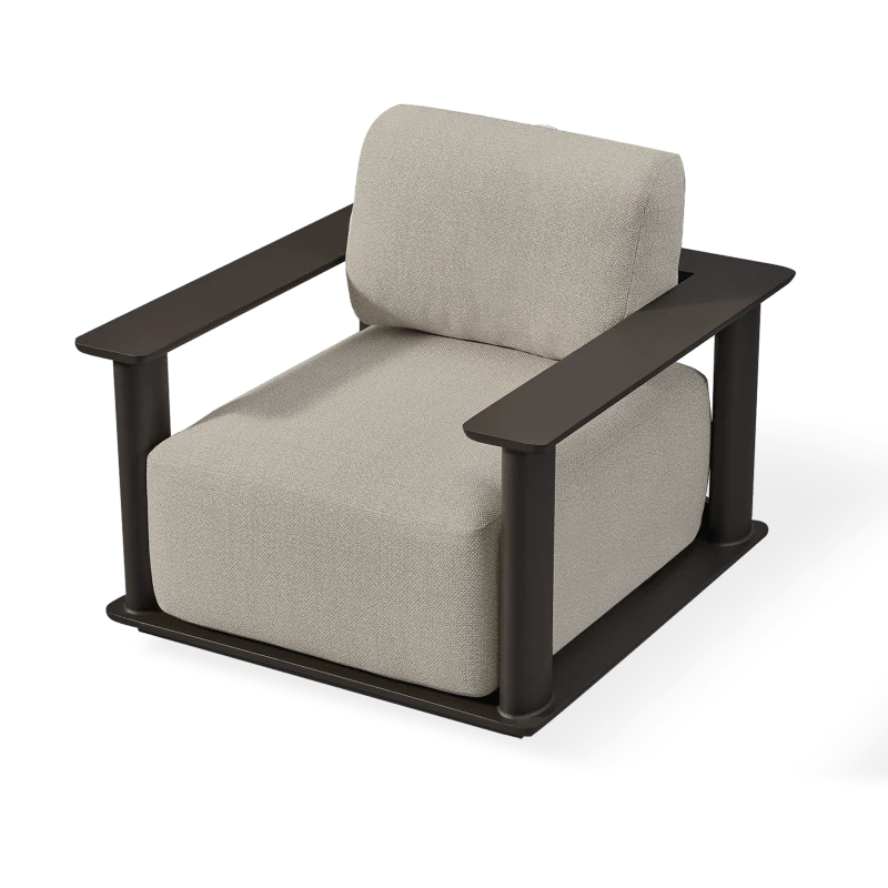 Newport Aluminum Swivel Lounge Chair - Image 6