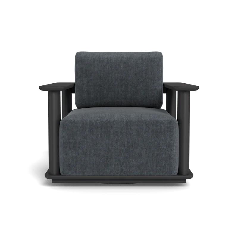 Newport Aluminum Swivel Lounge Chair - Image 61