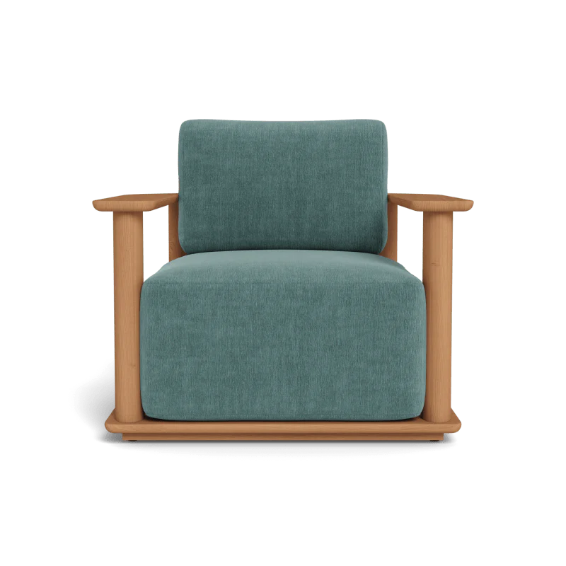 Newport Teak Barrel Lounge Chair - Image 13