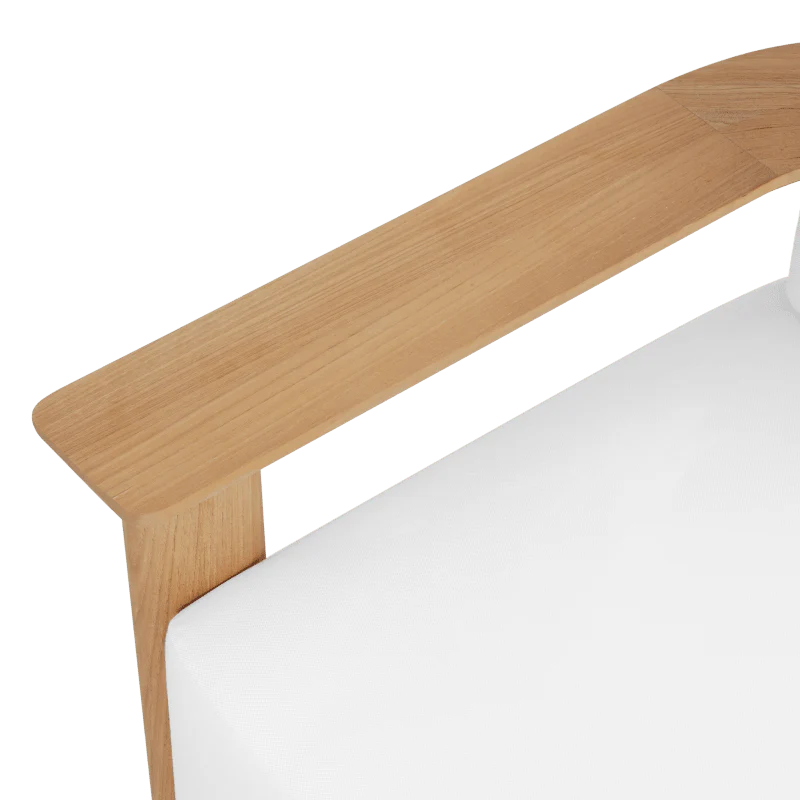 Newport Teak Barrel Lounge Chair - Image 6