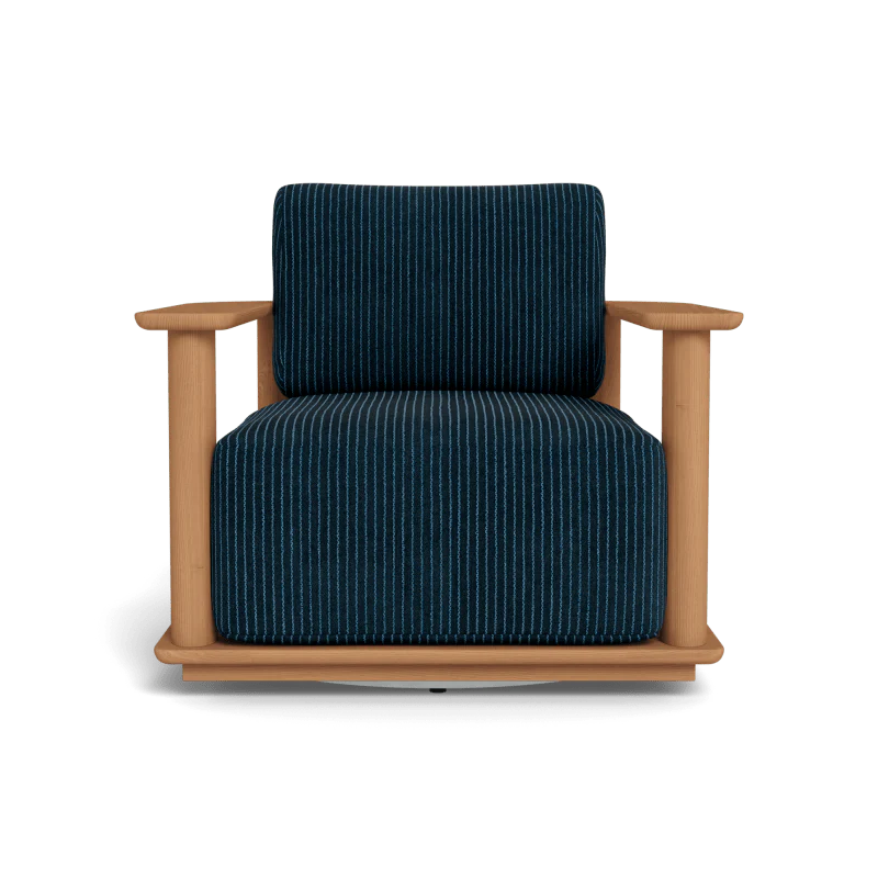 Newport Teak Barrel Swivel Lounge Chair - Image 64