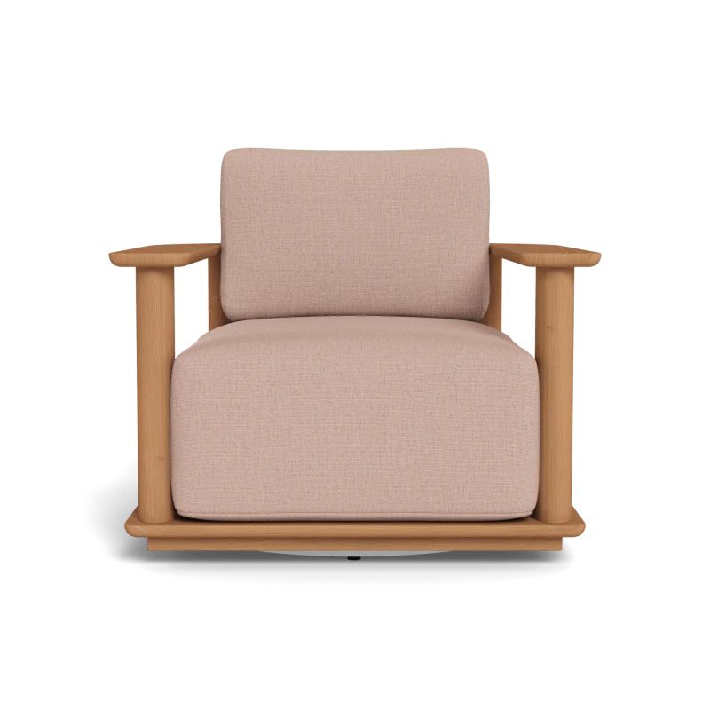 Newport Teak Barrel Swivel Lounge Chair - Image 74
