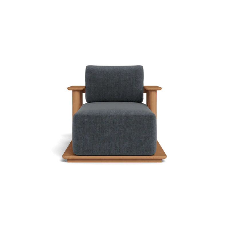 Newport Teak Fixed Chaise - Image 11