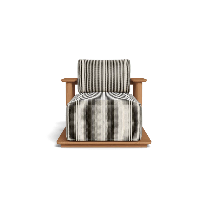 Newport Teak Fixed Chaise - Image 13