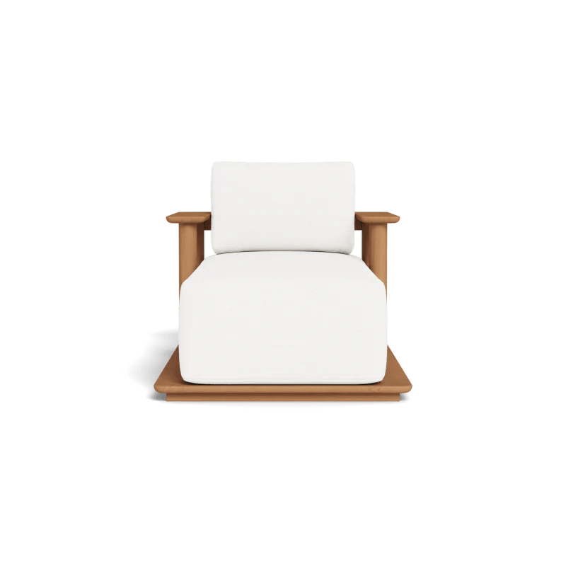 Newport Teak Fixed Chaise - Image 21