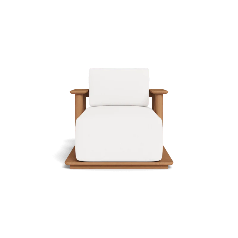 Newport Teak Fixed Chaise - Image 30