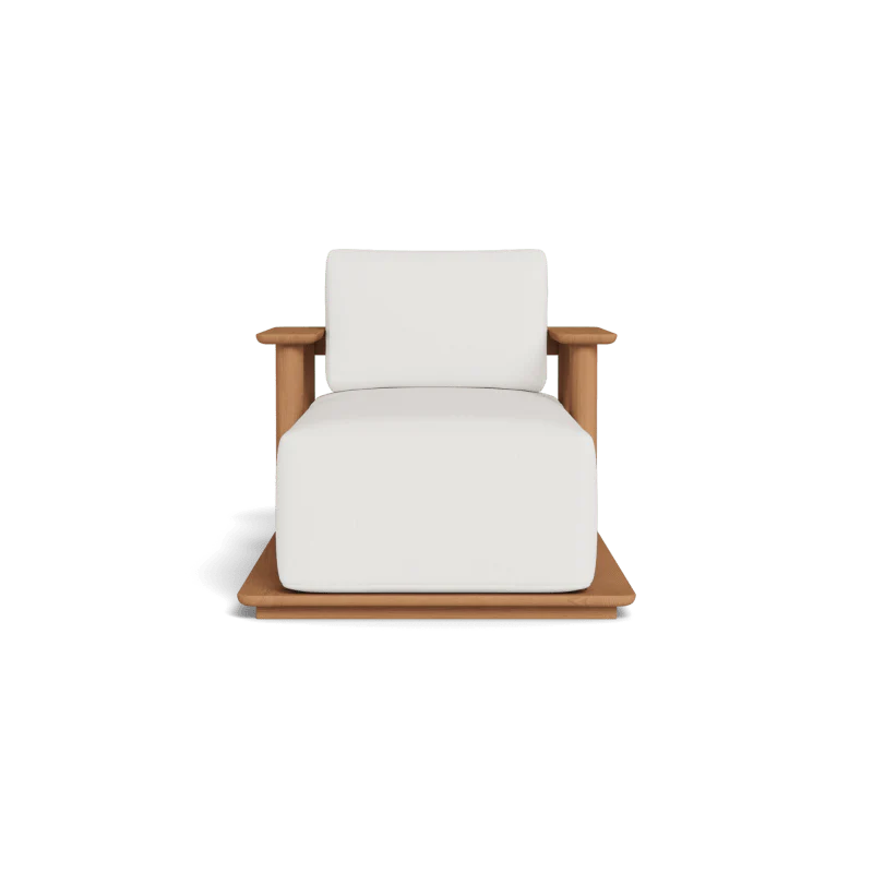 Newport Teak Fixed Chaise - Image 37