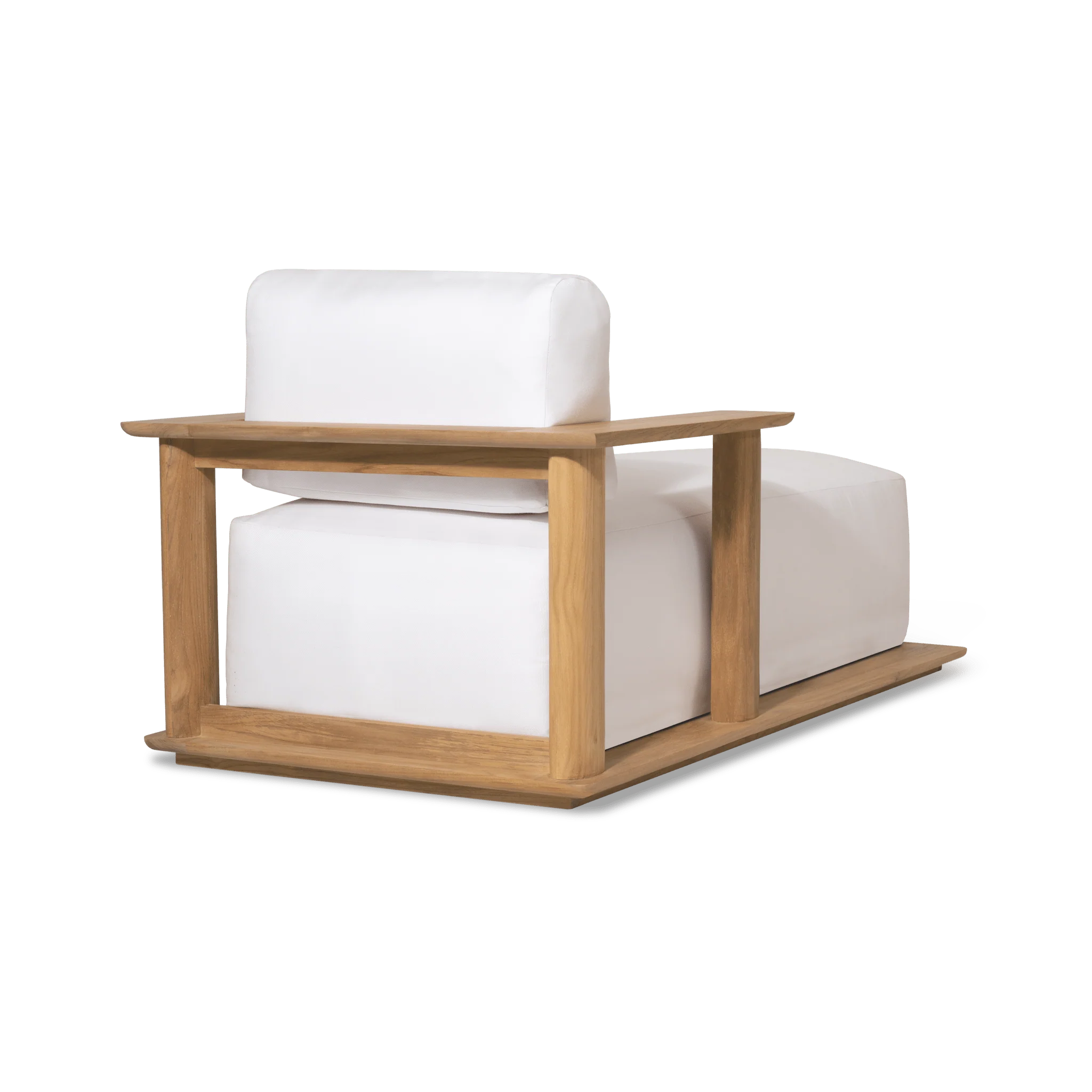 Newport Teak Fixed Chaise - Image 4