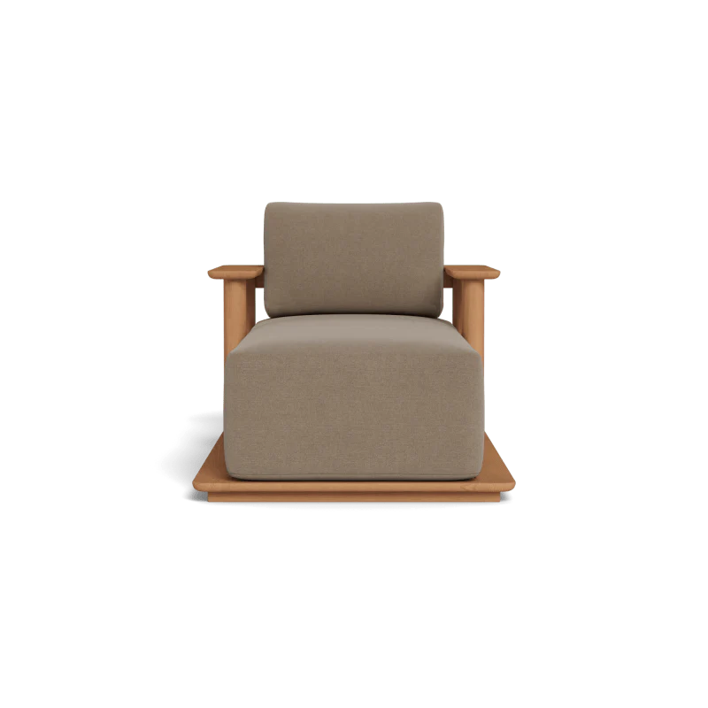 Newport Teak Fixed Chaise - Image 5