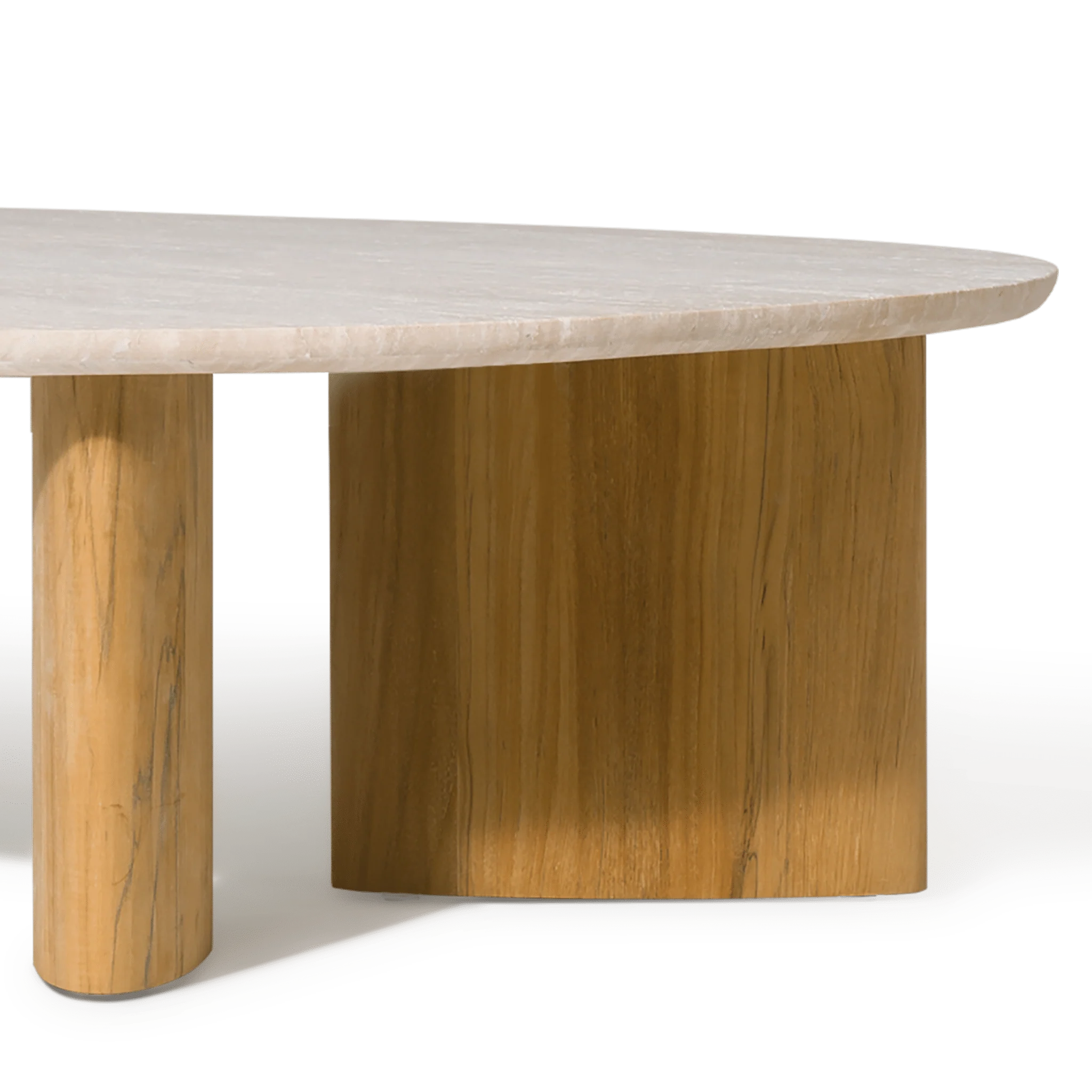 Newport Teak Oblong Coffee Table 64" - Image 6