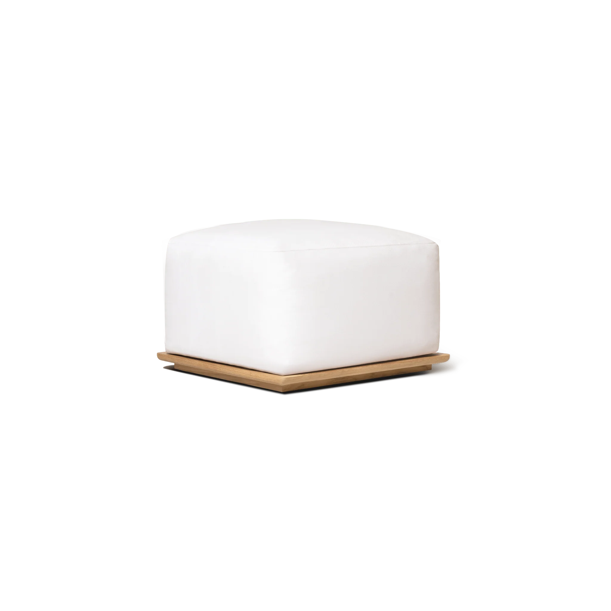 Newport Teak Ottoman - Image 2