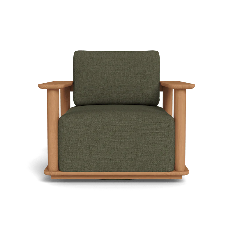Newport Teak Swivel Lounge Chair - Image 37