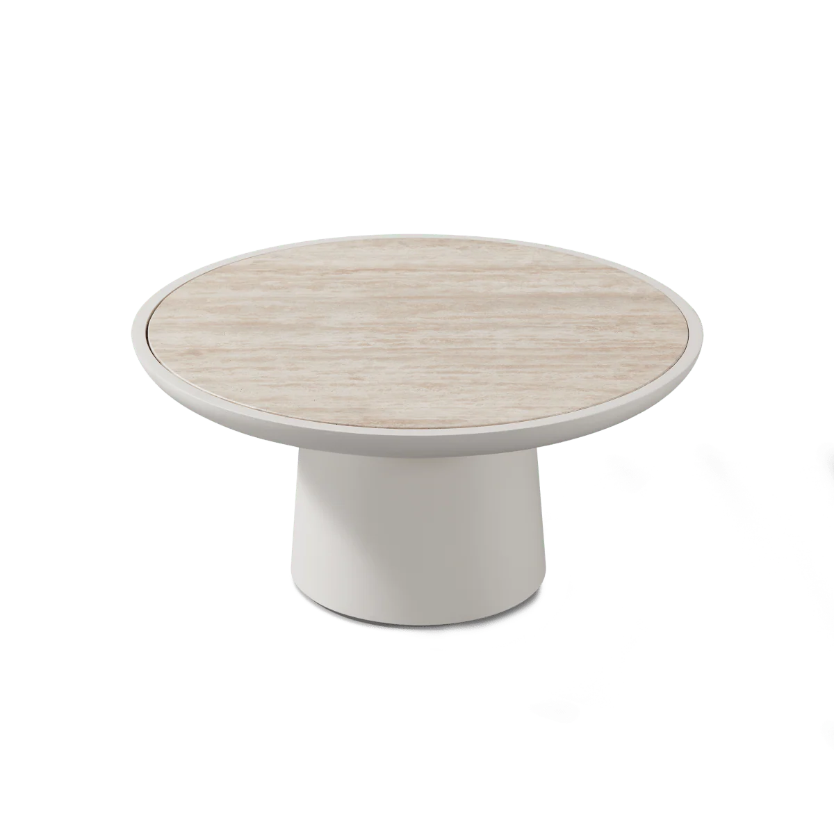 Nova Aluminum Round Coffee Table 30" - Image 3